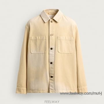 ZARA 자라 릴렉스핏 워싱 오버셔츠 자켓 Z1084