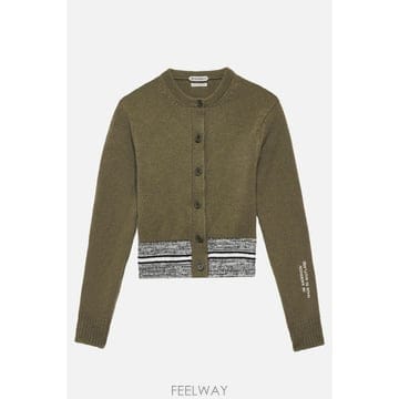 26 F/W JW 앤더슨 콘트라스트 트림 가디건 KW1543YN045 B0032365511