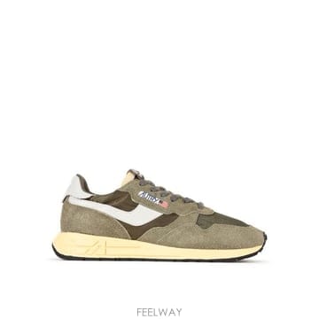 AUTRY 26FW ��Ʈ�� ������ �ο� ���Ϸ� �����̵� ����Ŀ�� WWLM UT52 SUEDE NET OLIV HARBM26FW ��Ʈ�� ������ �ο� ���Ϸ� �����̵� ����Ŀ�� WWLM 