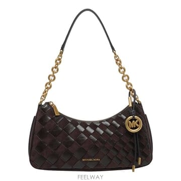 26 F/W 마이클 코어스 미디엄 NOLITA 파우치 WITH 우븐  B0012365489