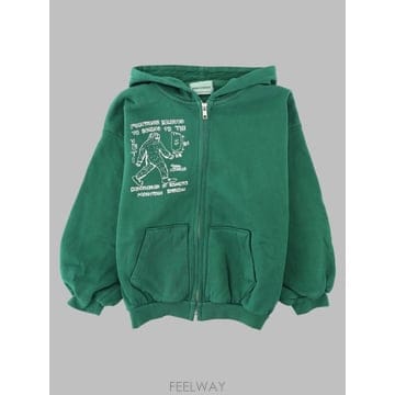 26 F/W 보보쇼즈 MR FOOTISH 지퍼 후드 (KIDS 상품) B0042285611