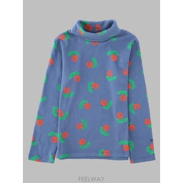 26 F/W 보보쇼즈 스탬프 BLOOM 올 오버추어 터틀 넥 티셔츠  B0042285678
