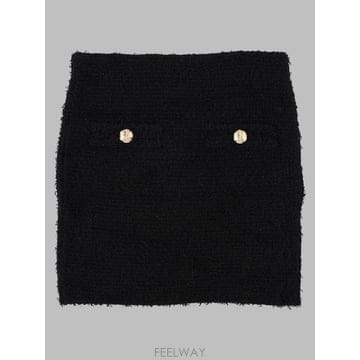 26 F/W 발망 MINIGONNA 인 트위드 콘 DETTAGLIO  B0042286908