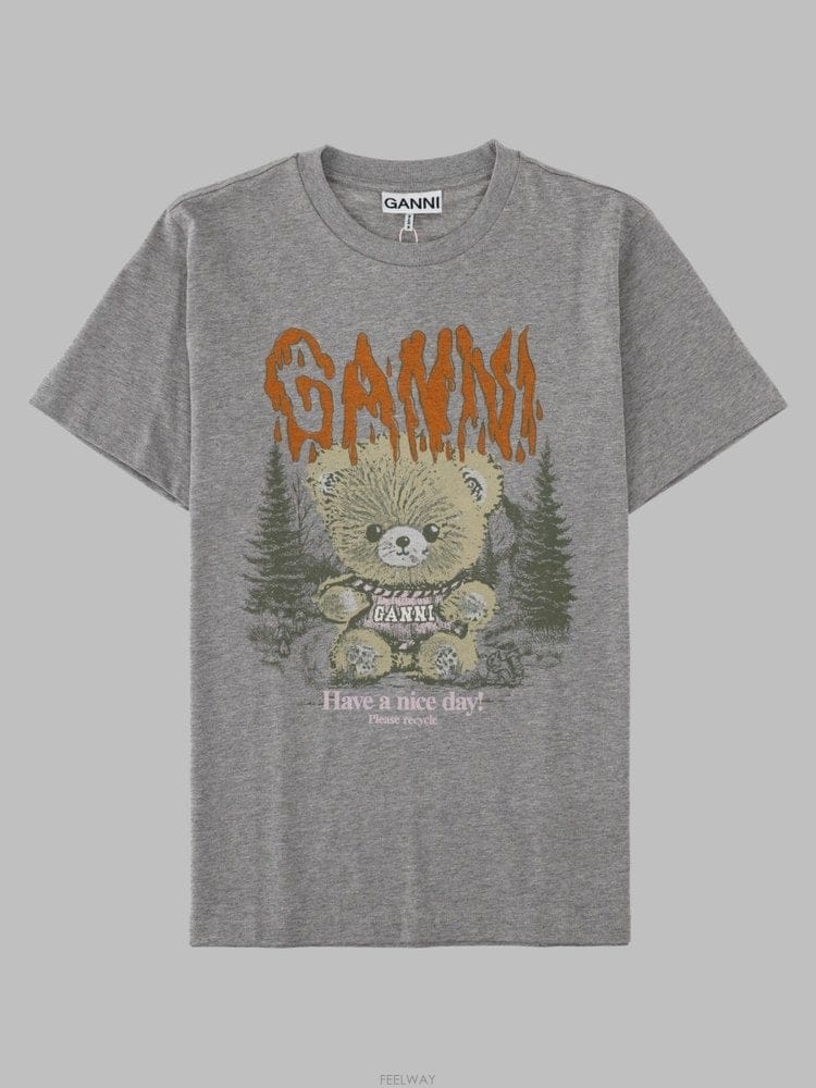 GANNI 26 F/W ���� SHORTSLEEVEDTSHIRTS A1050313 B004231247626 F/W ���� SHORTSLEEVEDTSHIRTS A1050313 B0042312476