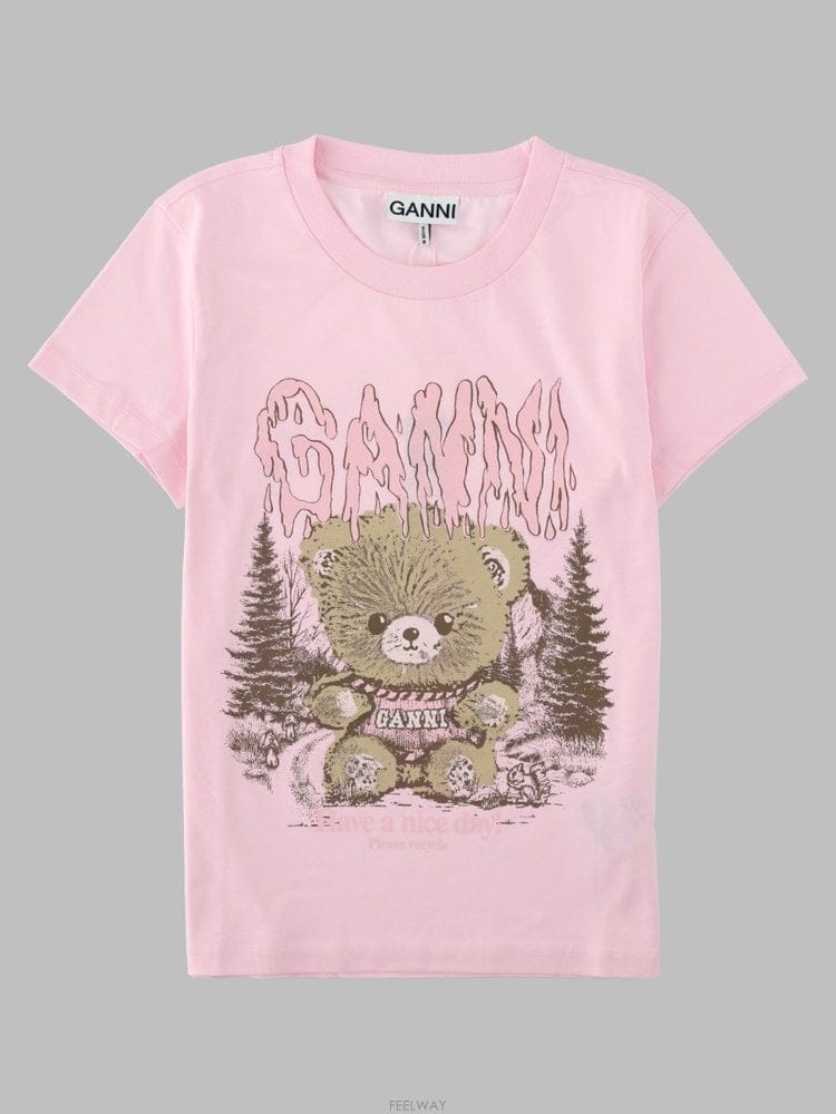 GANNI 26 F/W ���� SHORTSLEEVEDTSHIRTS A1050307 B004231248026 F/W ���� SHORTSLEEVEDTSHIRTS A1050307 B0042312480