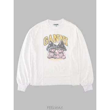 26 F/W 가니 티셔츠 콘 STAMPA A1050304_151 B0042312482