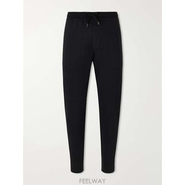 브루넬로 쿠치넬리 테이퍼드 COTTONSTRETCH 저지 드로스트링 B0082365336