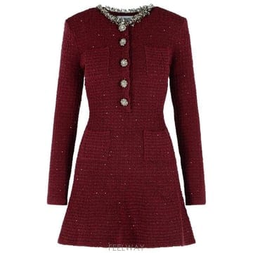 Self Portrait 26FW ���� ��Ʈ����Ʈ ���ǽ� SC26 152S BU BURGUNDY BORDEAUX26FW ���� ��Ʈ����Ʈ ���ǽ� SC26 152S BU BURGUNDY BORD