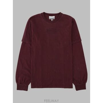 GANNI 26FW ���� ����콺 ���� A1050266 431 BORDEAUX26FW ���� ����콺 ���� A1050266 431 BORDEAUX