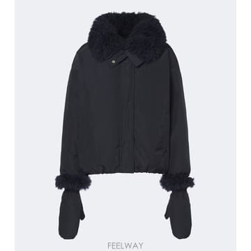 26 FW 이브살로몬 울 트리밍 다운 재킷 TP581989004