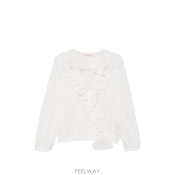 | Other Brand | Maggie Marilyn Keep Ypour Edges Soft ruffled V neck top 1231Maggie Marilyn Keep Ypour Edges Soft ruffled V neck to