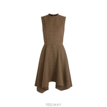PATOU 26 FW ���� üũ ��Ŀġ�� �̵� �巹�� DR26702625094 TP45591224126 FW ���� üũ ��Ŀġ�� �̵� �巹�� DR26702625094 TP4