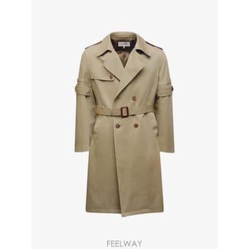 26 FW 메종마르지엘라 더블 브레스티드 오버다이 트렌치코트 SH2AH0020M35435 TP45815883