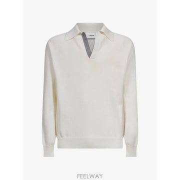 26 FW 라르디니 배색 트리밍 래글런 소매 스웨터 ACLPML72AC67015120GR TP45586158