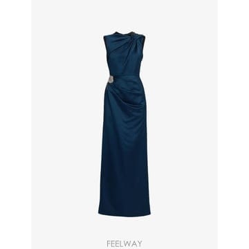 26 FW 에르뎀 embroidered satin gown PF26G6950104001 TP456863062