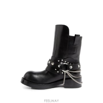 26 FW 앤드뮐미스터 보아 스터드 장식 앵클 부츠 B0014570LT049 TP458192854