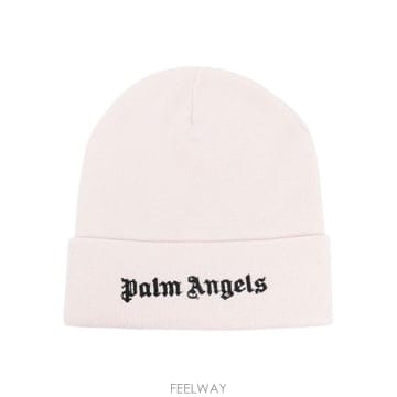 26 FW 팜앤젤스 로고 자수 울 비니 PWLC014F23FAB0010410 TP445274014