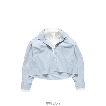 26 FW 아크네 스트라이프 레이어드 이펙트 셔츠 AB0048 TP458151582