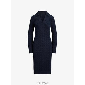 Ralph Lauren 26 FW �η� �����η� ���̺� ��Ʈ Į�� �̵� �巹�� 200B34422001 TP45790083826 FW �η� �����η� ���̺� ��Ʈ Į�� �̵� �巹�� 200B3
