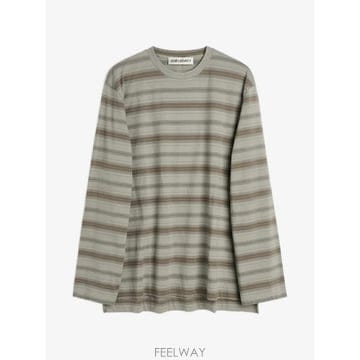 26 FW 아워레가시 박스 스트라이프 긴소매 티셔츠 M4266BSS TP458150657