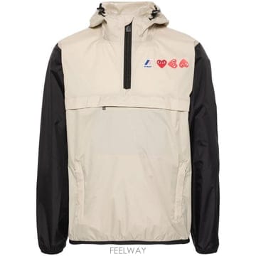 26 FW 꼼데가르송 X 케이웨이 로고 프린트 후드 재킷 AZJ506051 TP455995436