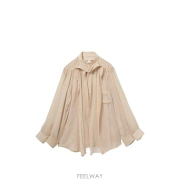 26 FW 꼼데가르송 시스루 레이어드 셔츠 GQB011 TP455992902