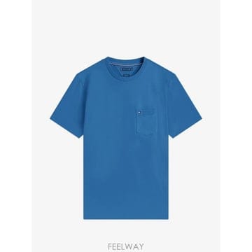 26 FW 타미힐피거 패치 포켓 코튼 티셔츠 MW0MW37283 TP458274876