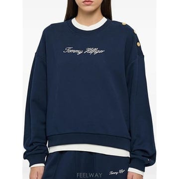 26 FW 타미힐피거 버튼 장식 스웨트셔츠 WW0WW48783 TP458274595