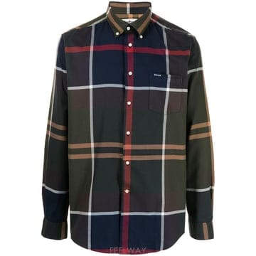 26 FW 바버 두눈 타탄 프린트 셔츠 MSH4980TN51 TP457745020