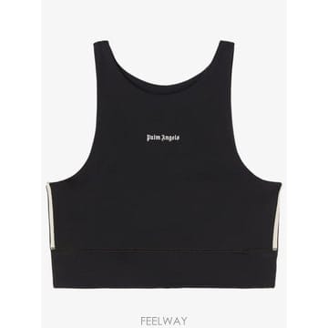 Palm Angels 26 FW �ʾ����� �ΰ� ����Ʈ ũ�� ž PWVO039F23FAB0011001 TP45814452026 FW �ʾ����� �ΰ� ����Ʈ ũ�� ž PWVO039F23FAB001100