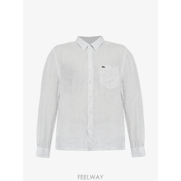 26 FW 라코스테 스트라이프 리넨 셔츠 CH6985 TP454272421