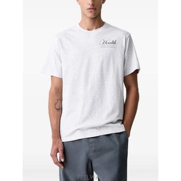 26 FW 스포티앤리치 헬스 로고 프린트 티셔츠 TO11974094GY03 TP459213436