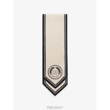 26 FW Elisabetta Franchi 실크 풀라드 스카프 FO04F66E2 TP456696268