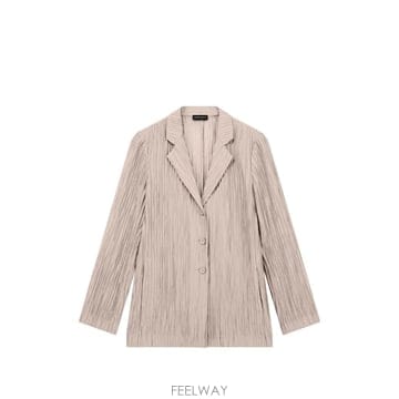 26 FW 아르마니 싱글 브레스티드 플리츠 버튼 블레이저 EW003445AF20830 TP458269719