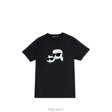26 FW 칼라거펠트 칼 앤 슈페트 그래픽 티셔츠 KM755061552241 TP459213244