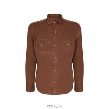 26 FW Canali 코듀로이 웨스턴 셔츠 CSL7066GM03361501 TP458251852