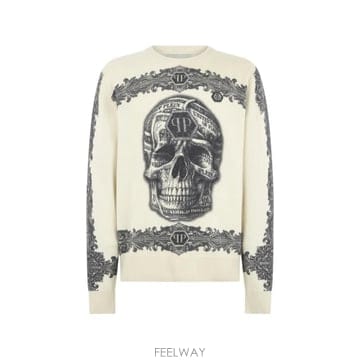26 FW 필립플레인 바로크 스컬 긴소매 스웨터 FAFCMKO1612PTE098N TP457063828