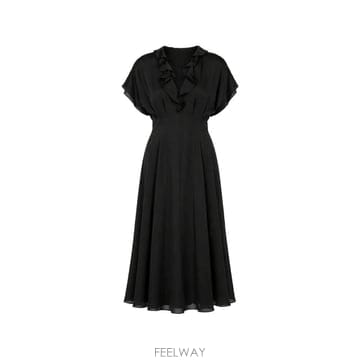 Alberta Ferretti 26 FW �˺���Ÿ�䷹Ƽ V�� ���� �̵� �巹�� AEF262U04046617 TP45662411926 FW �˺���Ÿ�䷹Ƽ V�� ���� �̵� �巹�� AEF262U04046