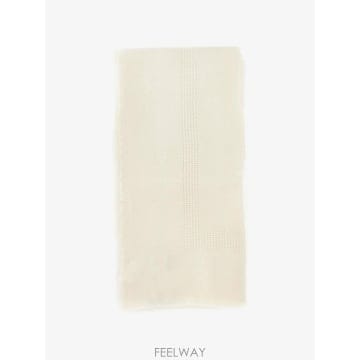 26 FW Elisabetta Franchi 로고 울 스카프 MT01F66E2 TP457372795