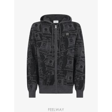 26 FW 필립플레인 달러 프린트 니트 후드티 FAFCMKB0181PKN002N TP457090854