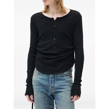 26 FW 앤드뮐미스터 하마르 버튼 디테일 티셔츠 B0014225FA659 TP456339701