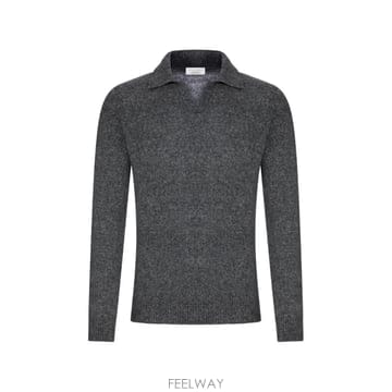 26 FW Roberto Collina 폴로 칼라 니트 스웨터 263MYB40004 TP459430650