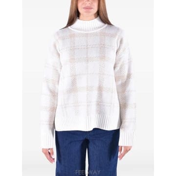 Barbour 26 FW �ٹ� Delilah check pattern sweater LKN1828WH71 TP459232926 FW �ٹ� Delilah check pattern sweater LKN1828WH71 T