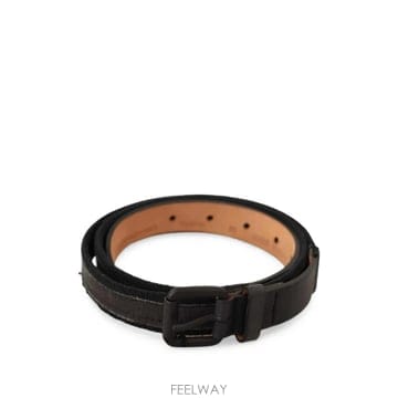 26 FW 에르마노설비노 로고 버클 캔버스 패널 벨트 BEL61017 TP459019084