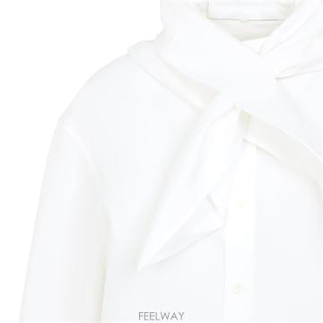 Carven [D14]��� 6262K21008 N000 WHITE ���� ���� ���� ����콺 Carven Scarf Sh[D14]��� 6262K21008 N000 WHITE ���� ���� ���� ����