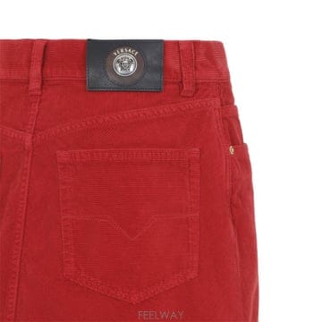 Versace [D14]������ü 10267491A19167 1DA80 RED ���� ��ĿƮ ġ�� Versace Denim S[D14]������ü 10267491A19167 1DA80 RED ���� ��ĿƮ ġ