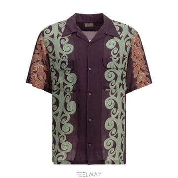 KAPITAL [V90]KAPITAL K2606SS208PURPLE ���� ���� ���� Kona Tree Casual Shir[V90]KAPITAL K2606SS208PURPLE ���� ���� ���� Kona Tree