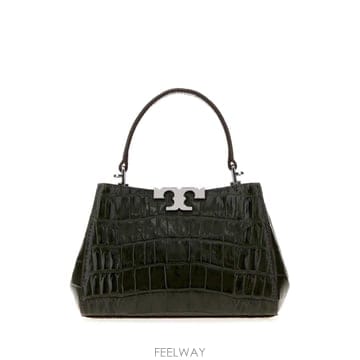 [X45]토리버치 185881 301 여성 토트백 쇼퍼백 탑핸들백 핸드백 Dark green leather
