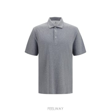Brunello Cucinelli [K68]���ڷ� ��ġ�ڸ� M0B133936 C8190 ���� ���� ���ɼ��� Cotton jersey Polo[K68]���ڷ� ��ġ�ڸ� M0B133936 C8190 ���� ���� ����