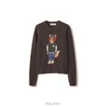 Maison Kitsune [G95]���� Ű���� MRWKJ09KT12410553 ���� ��Ʈ Ǯ���� ������ ����� Knitwear[G95]���� Ű���� MRWKJ09KT12410553 ���� ��Ʈ Ǯ���� ��